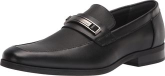 Calvin Klein Mens Jameson Loafer, Black Leather 001, 8.5 UK