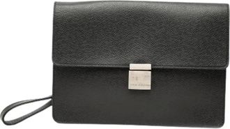 Louis Vuitton Pre-owned Clutches, female, Black, Size: ONE SIZE Pre-owned Selenga Clutch