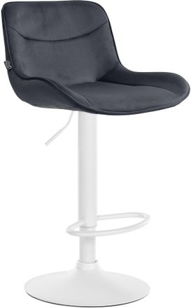 Clp Taburete De Bar Vonore En Terciopelo Negro Blanco