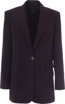 Pinko Blazers - Dames - Blazers - Paars - L - Polyester - Jassen
