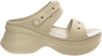 Crocs Bae Sandal - Dames - Sleehakken - Grijs - 42 EU - Schoenen