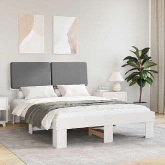 vidaXL Estructura De Cama Con Caj&oacute;n Manual Gris Sonoma 180 X 200 Cm