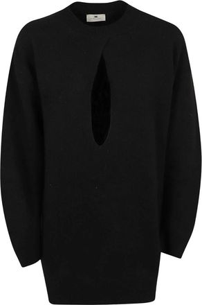 Elisabetta Franchi Mujer, Vestidos, Negro, Talla: S
