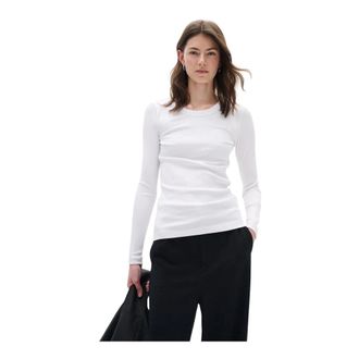 Inwear Magliette Bianca a Maniche Lunghe - - Tops - Donna - Bianco - 2XL