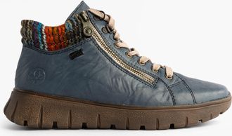 Rieker N1305-14 Womens Boots Blue - Size UK 6.5