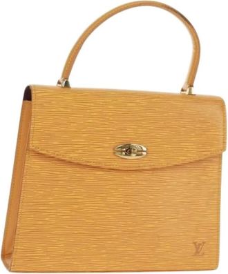 Louis Vuitton Pre-owned Handbags, female, Yellow, Size: ONE SIZE Pre-owned Leather Handbag