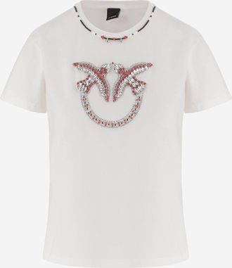 Pinko T Shirt Pinko In Cotone Con Logo