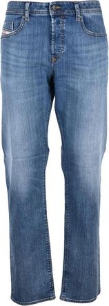 Diesel Blue Buster Tapered Cotton Elastane Jeans