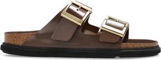 Birkenstock Arizona Droplet Bouckle Cupsole - Dames - Sandalen - Bruin - 36 EU - Leer - Schoenen