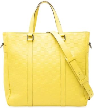 Louis Vuitton Pre-owned Tote Bags, female, Yellow, Size: ONE SIZE Pre-owned Leather Tote Bag