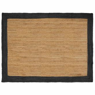 vidaXL Alfombras De &Aacute;rea Gris Oscuro 160 X 230 Cm Yute Vidaxl