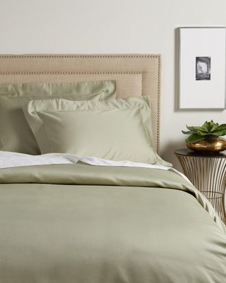 Superior 1200 Thread Count Egyptian Cotton Solid Duvet Cover Set