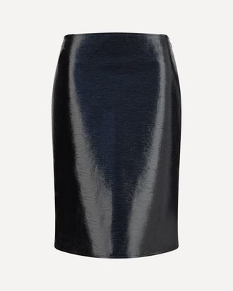 Courr&egrave;ges Vinyl midi Skirt Female 36