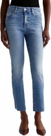 AG - Adriano Goldschmied Mari Crop Jeans In Blue