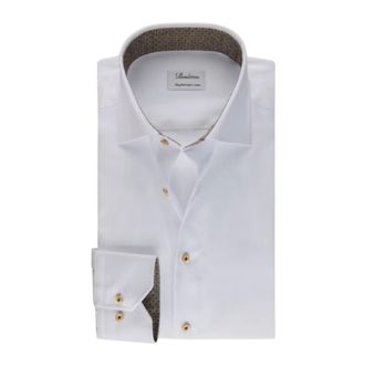 Stenstr&ouml;ms Klassiek Overhemd - Heren - Casual Overhemden - Wit - 4XL - Katoen - Overhemden