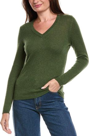 Forté Cashmere V-Neck Cashmere Sweater