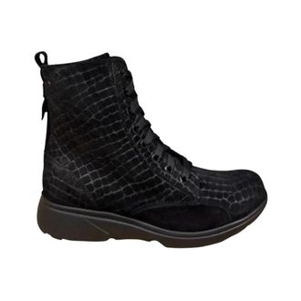 Xsensible Schoenen, Dames, Zwart, 40 EU, Leer, Asti Enkellaars