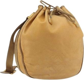 Loewe Pre-owned Leren Bucket Bag - Dames - Vintage Tas - Beige - ONE Size - Leer - Vintage