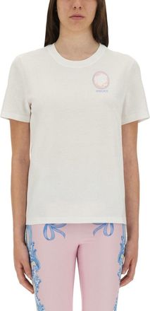 Versace Cameo Logo T-Shirt-Donna