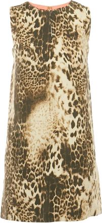 Maje Mini-jurk met luipaardprint - Bruin