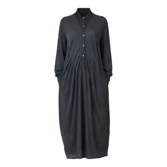 Transit Par-Such Shirt Dresses, female, Gray, Size: 2XL Long Dress