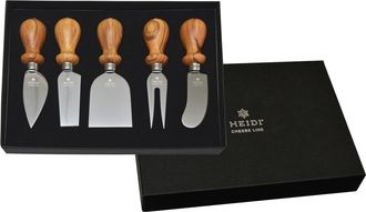 Jelmoli-Shop Käsemesser »Heidi Cheese Line Heidi Cheese Line Käsemesser Set -4« Glatter Schliff