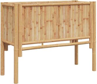 vidaXL Garden Raised Bed Brown 90 x 35 x 70 cm Bamboo Vidaxl