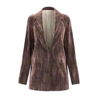 Marella Emmbaruffa Blazer - Jackets - Mujer - Marr&oacute;n - 2XS