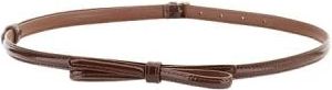 Plan C Riem met strikdetail - Dames - Riemen - Bruin - ONE Size - Leer - Accessoires