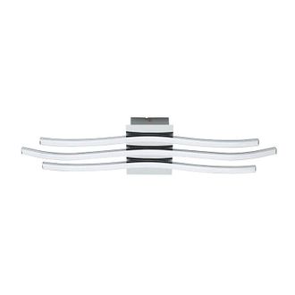 Eglo Plafoniera Moderna Roncade Led Alluminio Cromo H4,5Cm