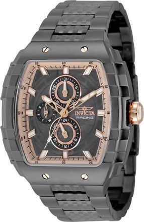 Invicta S1 Rally 50239 Herenhorloge - Quartz Uurwerk - Roestvrij Staal met Grijze Wijzerplaat - 47 mm