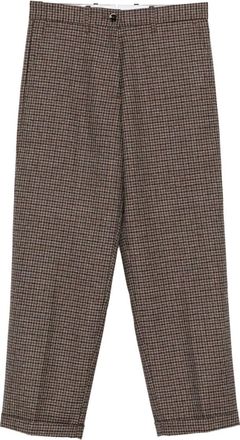 Nine In The Morning Montana Trousers With Check Pattern