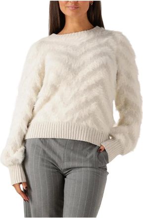 Object Object, Dames, Truien, Beige, Maat: XL Poliester