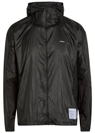 SATISFY Hooded Pertex Diamond Fuse Jacket - Black - L