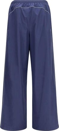 Balenciaga Mens Blue Cotton Athletic Pants