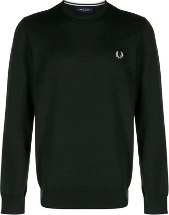 Fred Perry Uomo, Maglie, Verde, M, new