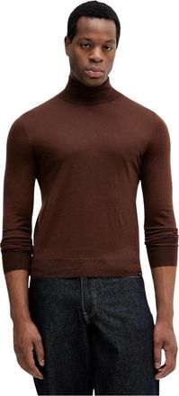 Colmar Colbert Trui - Heren - Sportshirts - Bruin - S - Wol - Fitness