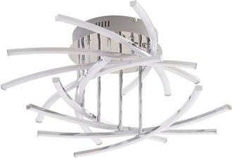 Lindby Led Flakira in Argento da Alluminio - Lindby