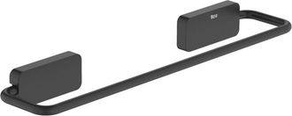 Roca Roca - Toallero De Lavabo De Instalaci&oacute;n Con Torniller&iacute;a O Adhesivo Sonata Color: Negro Mate - Longitud: 308 Mm