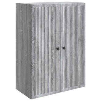 vidaXL Armario De Pared Sonoma Gris 66 X 34,5 X 90 Cm Vidaxl