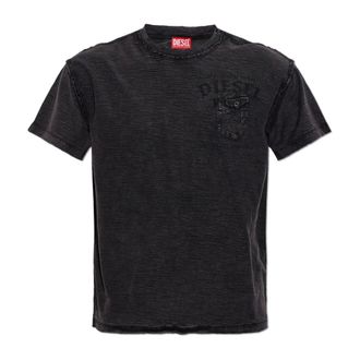 Diesel Tops, Heren, Zwart, 3Xl, Katoen, T-Ardy T-Shirt