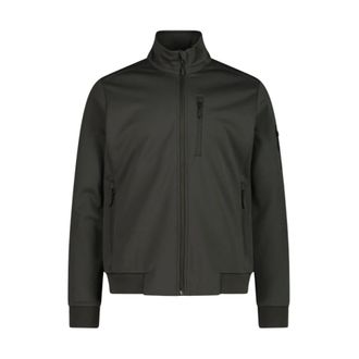 F.lli Campagnolo Jacquard Softshell Jacket - Heren - Bomber jackets - Groen - XL - Polyester - Jassen
