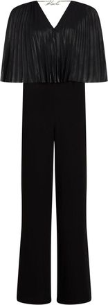 Karl Lagerfeld Tuta intera plissettata - Nero