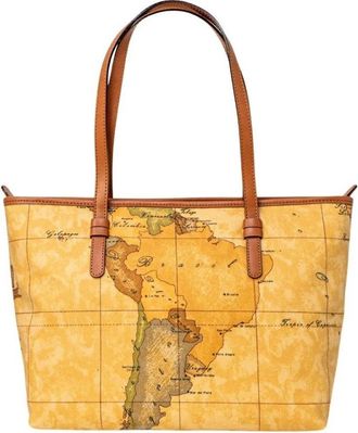 Alviero Martini 1A Classe Geo Classic Shopper Tote - Dames - Shoppers - Beige - ONE Size - Tassen