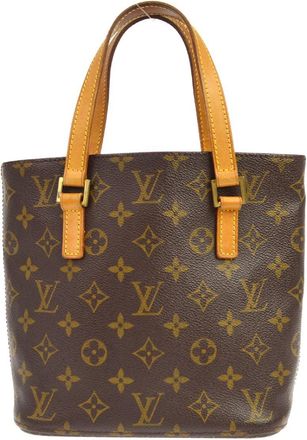 Louis Vuitton Vavin Monogram Empreinte Leather Brown Canvas Handbag (Pre-Owned)
