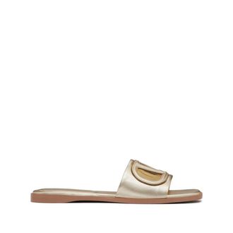 Valentino Garavani Sliders, female, Gray, Size: 7 US Sandals