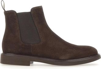 Doucal's Beatles Enkellaars - Heren - Chelseaboots - Bruin - 45 EU - Leer - Schoenen