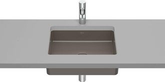 Roca Roca - Lavabo De Fineceramic De Bajo Encimera Inspira Color: Caf&eacute;