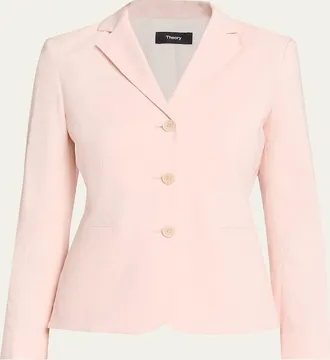 Theory Shrunken Single-Breasted Blazer