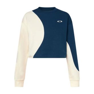 OEM Sudadera Oakley Pursuit Cruise Crop Para Mujer, Azul Marino, Foa500625-bat, Talla Xs